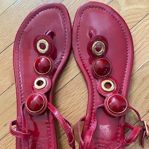 Tory Burch Red Sandals